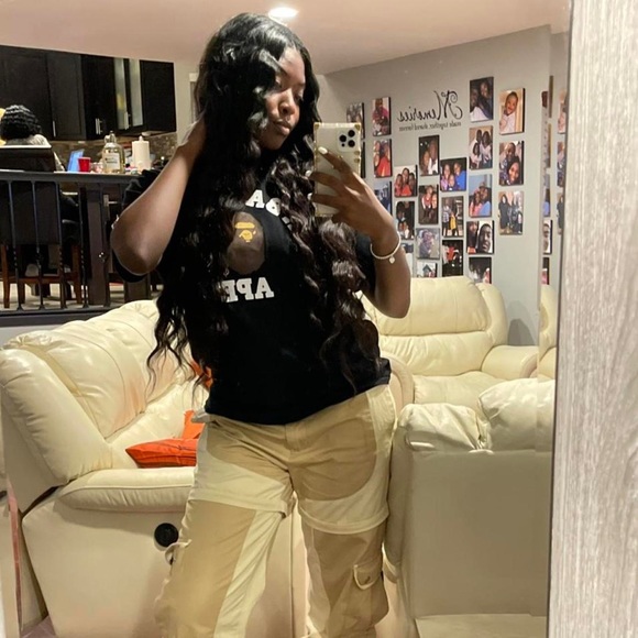 Black and brown Bape shirt. A Bathing Ape - Picture 5 of 5